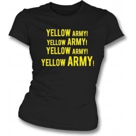 Yellow Army! Womens Slim Fit T-Shirt (Burton Albion)