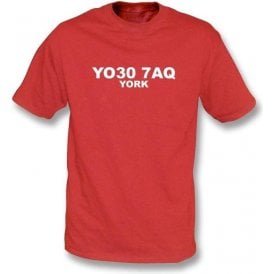 YO30 7AQ York T-Shirt (York City)