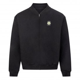 Yorkshire Born & Bred Heavyweight Embroidered Bomber Sweatshirt