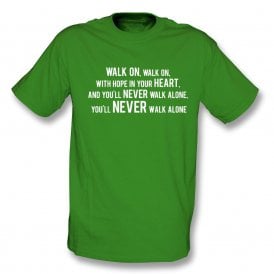 You'll Never Walk Alone (Celtic) Organic T-Shirt