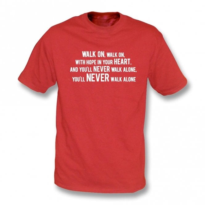 You'll Never Walk Alone (Liverpool) Organic T-Shirt
