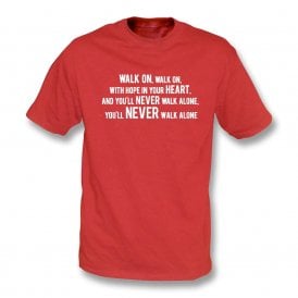 You'll Never Walk Alone (Liverpool) Organic T-Shirt