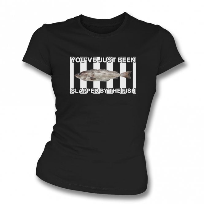 You've Just Been Slapped By The Fish (Grimsby Town Influenced) Organic Womens Slim Fit T-Shirt
