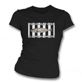 You've Just Been Slapped By The Fish (Grimsby Town Influenced) Organic Womens Slim Fit T-Shirt
