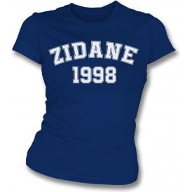 Zidane 1998 (France) Womens Slim Fit T-Shirt