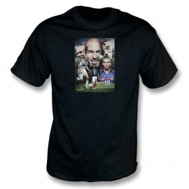 Zinedine Zidane Collage (France Influenced) T-Shirt