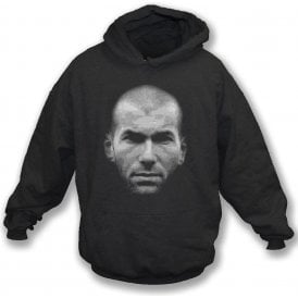 Zinedine Zidane Large Face Kids Hooded Sweatshirt