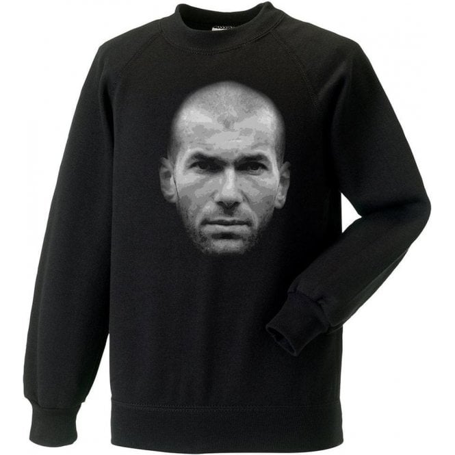 Zinedine Zidane Large Face Kids Sweatshirt